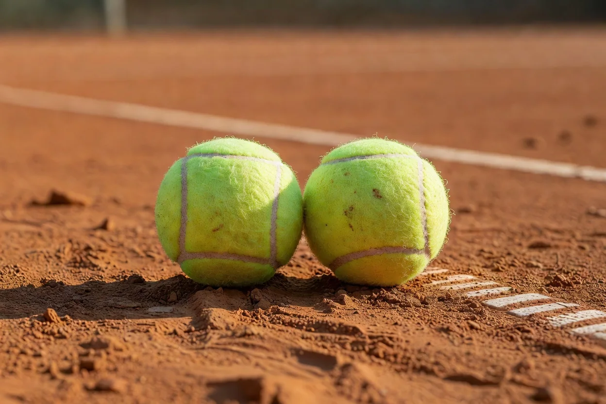 Trofeos de Grand Slam colocados sobre diferentes tipos de superficies de tenis