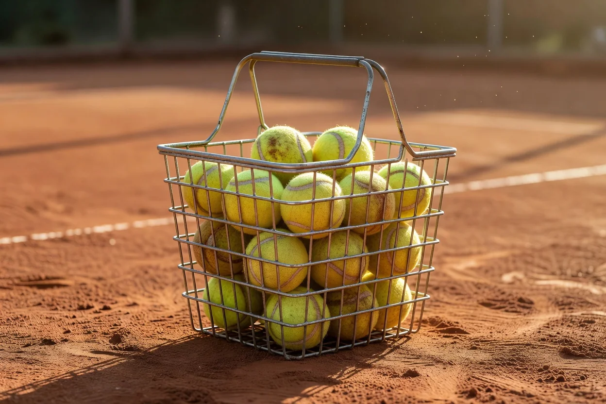 detalle de las líneas blancas de una pista de hierba de Wimbledon con marcas de deslizamiento recientes