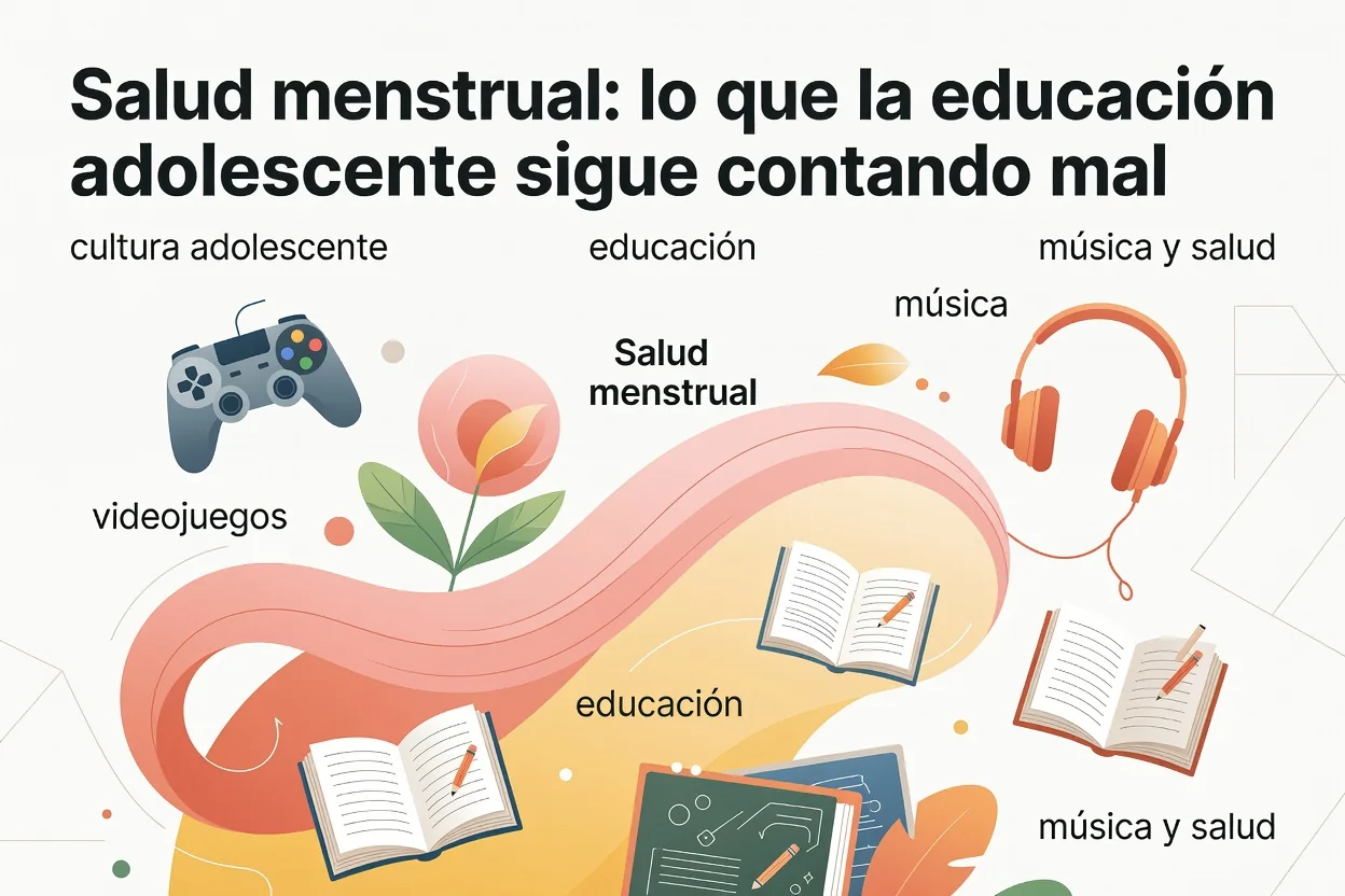 Salud menstrual: lo que la educación adolescente sigue contando mal
